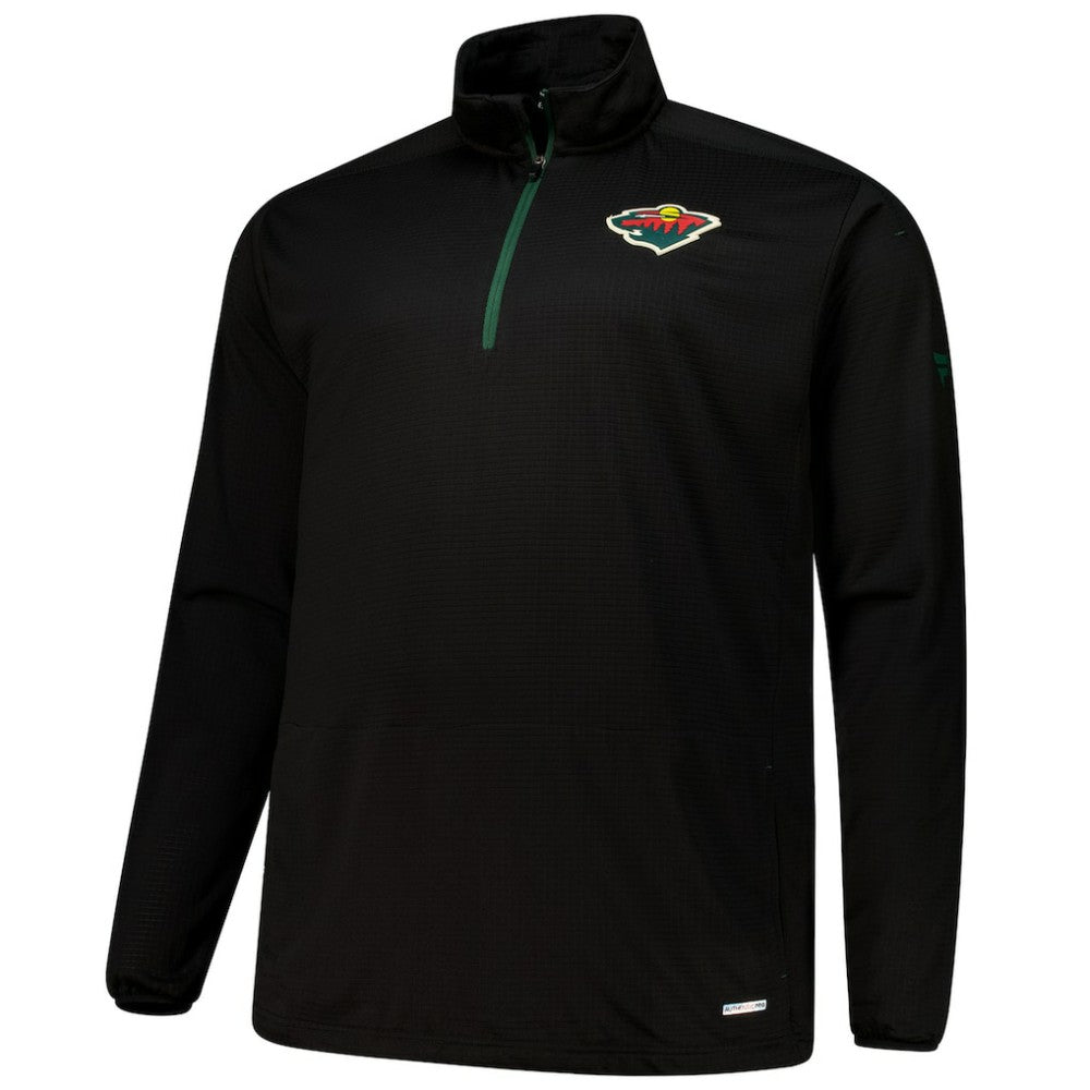 Minnesota Wild Fanatics Big & Tall Authentic Pro Quarter-Zip Top