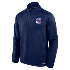 New York Rangers Fanatics Big & Tall Authentic Pro Quarter-Zip Top