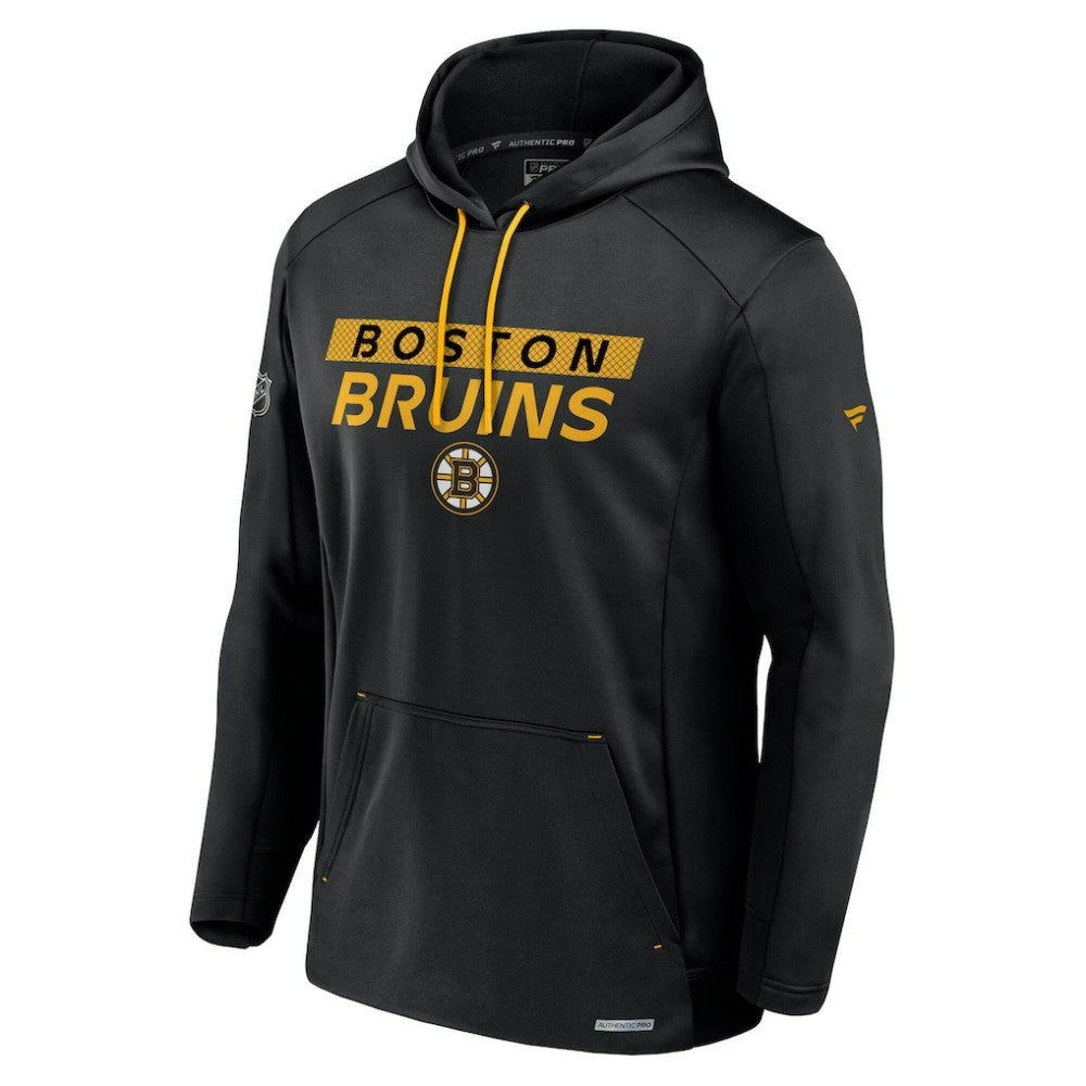 Boston Bruins Fanatics Big & Tall Authentic Pro Pullover Hoodie