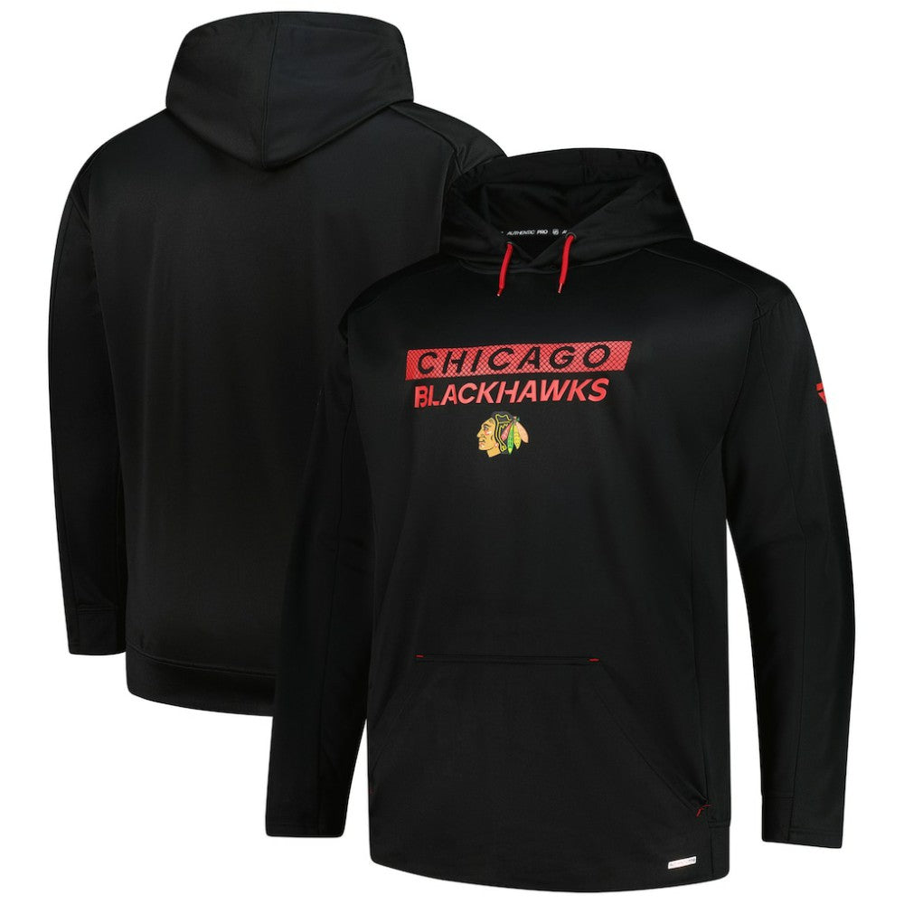 Chicago Blackhawks Fanatics Authentic Pro Big & Tall Pullover Hoodie