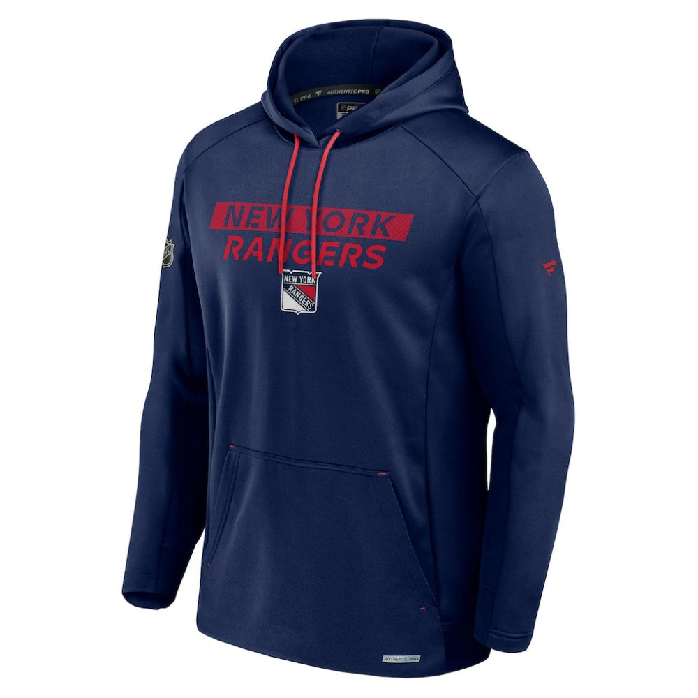 New York Rangers Fanatics Big & Tall Authentic Pro Pullover Hoodie