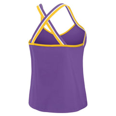NFL Minnesota Vikings WEAR by Erin Andrews Women's Cross Strap Tri-Blend Tank Top