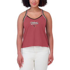 NFL Arizona Cardinals WEAR by Erin Andrews Women's Cross Strap Tri-Blend Tank Top