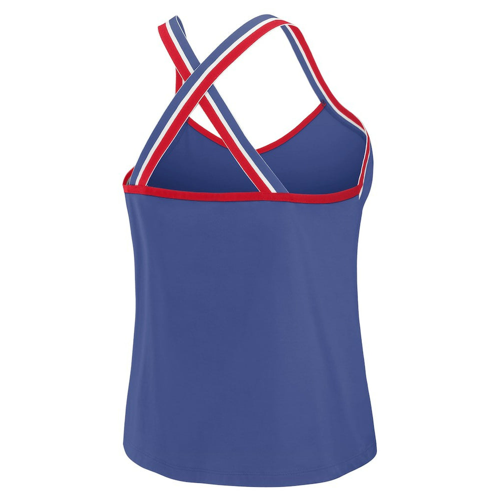 NFL Buffalo Bills WEAR by Erin Andrews Women's Cross Strap Tri-Blend Tank Top