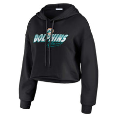 NFL Miami Dolphins WEAR by Erin Andrews Women's Prime Cropped Pullover Hoodie