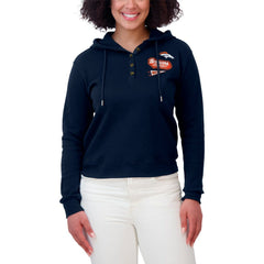 NFL Denver Broncos WEAR by Erin Andrews Women's Waffle-Knit Pullover Hoodie