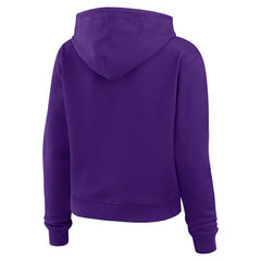 NFL Minnesota Vikings WEAR by Erin Andrews Women's Waffle-Knit Pullover Hoodie