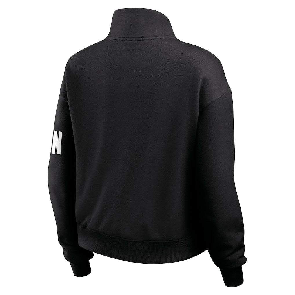 NFL Cincinnati Bengals WEAR by Erin Andrews Women's Quarter-Zip Jacket