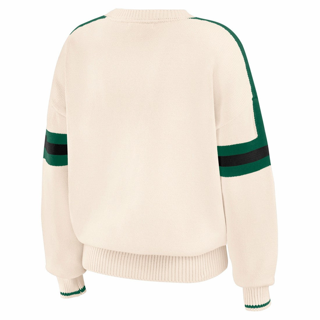 NFL New York Jets WEAR by Erin Andrews Women's Stripe Pullover Sweater