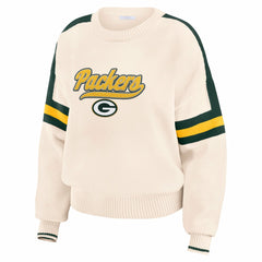 NFL Green Bay Packers WEAR by Erin Andrews Women's Stripe Pullover Sweater