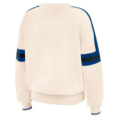 NFL Indianapolis Colts WEAR by Erin Andrews Women's Stripe Pullover Sweater