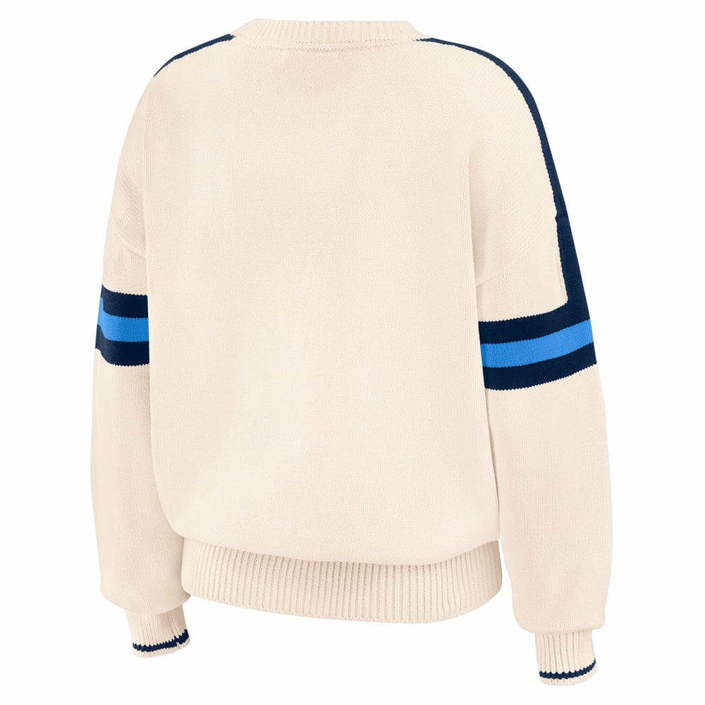 NFL Tennessee Titans WEAR by Erin Andrews Women's Stripe Pullover Sweater