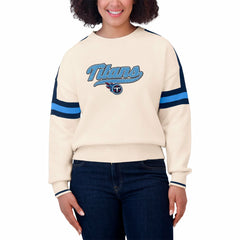 NFL Tennessee Titans WEAR by Erin Andrews Women's Stripe Pullover Sweater