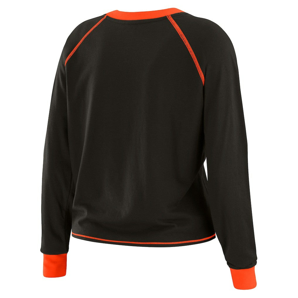 NFL Cincinnati Bengals WEAR by Erin Andrews Women's Tie-Front Long Sleeve T-Shirt
