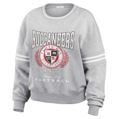 NFL Tampa Bay Buccaneers WEAR by Erin Andrews Women's Cropped Pullover Sweatshirt