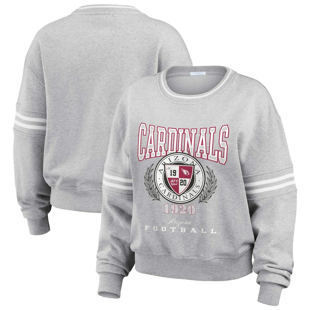 NFL Arizona Cardinals WEAR by Erin Andrews Women's Cropped Pullover Sweatshirt