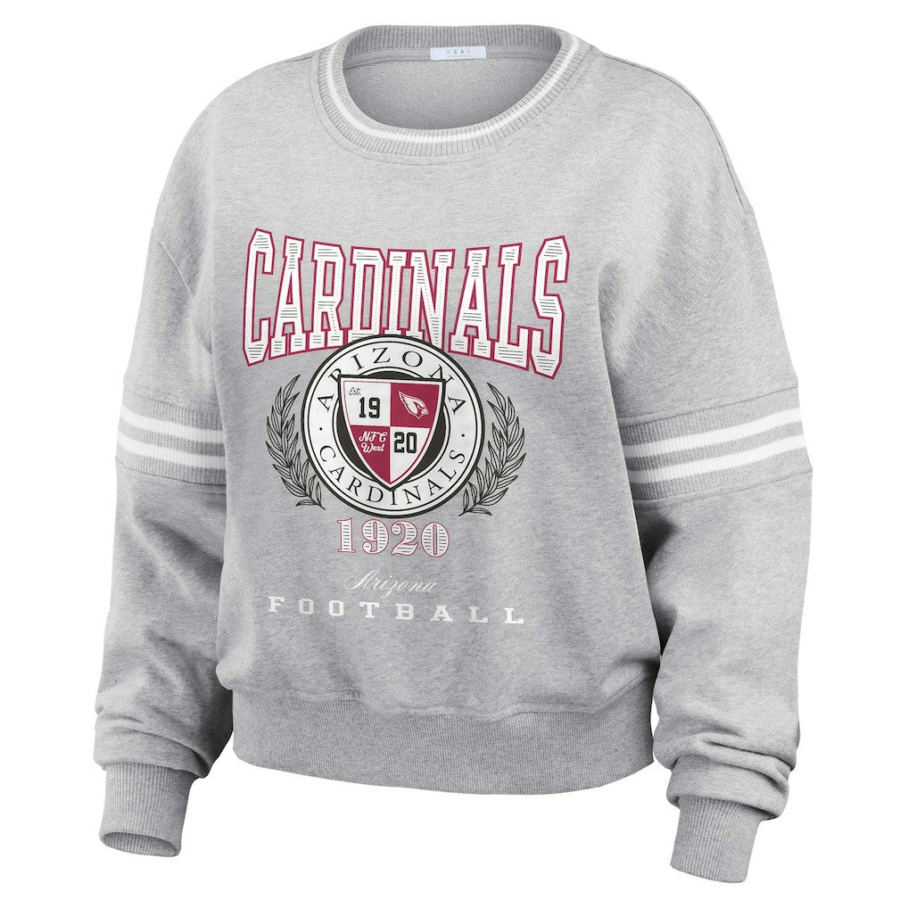NFL Arizona Cardinals WEAR by Erin Andrews Women's Cropped Pullover Sweatshirt
