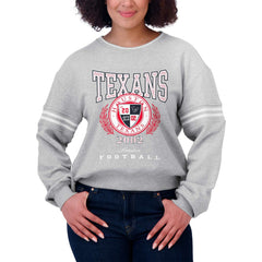 NFL Houston Texans WEAR by Erin Andrews Women's Cropped Pullover Sweatshirt