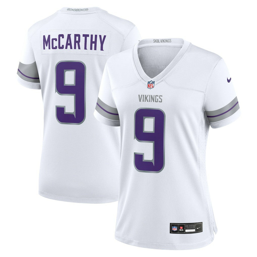 NFL Minnesota Vikings J.J. McCarthy  Women's Alternate Game Player Jersey