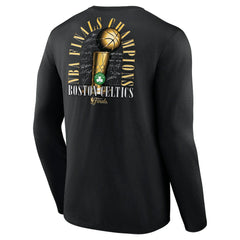 Boston Celtics 2024 NBA Finals Champions Fade Away Jumper Roster Signature Long Sleeve T-Shirt - Black | Fanatics outlet