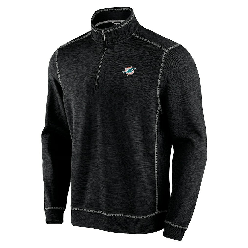 NFL Miami Dolphins Big & Tall Tobago Bay Half-Zip Sweatshirt