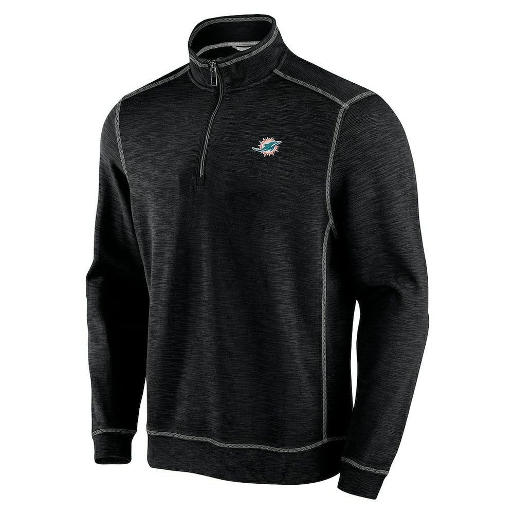NFL Miami Dolphins Big & Tall Tobago Bay Half-Zip Sweatshirt