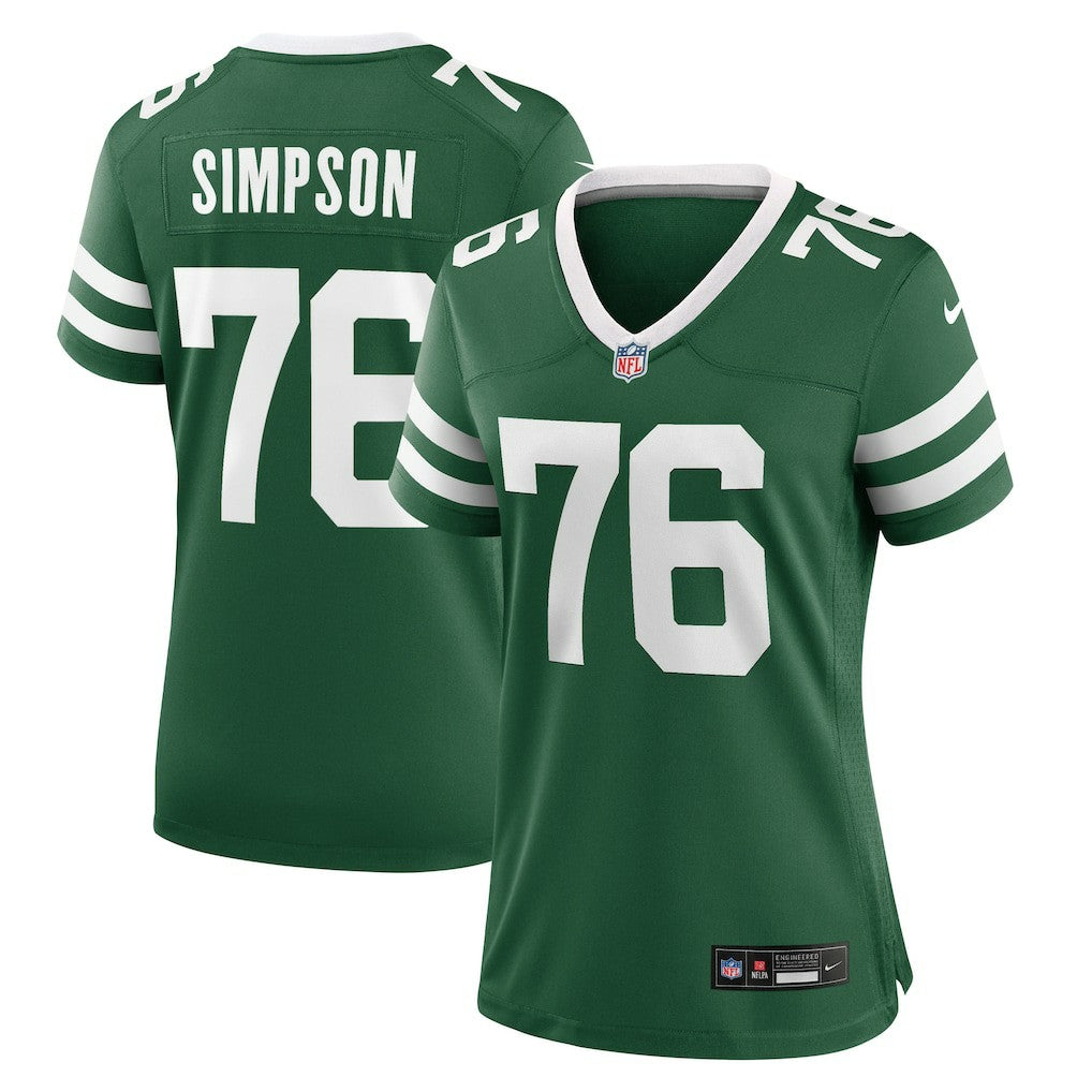 NFL New York Jets John Simpson  Women's Game Jersey