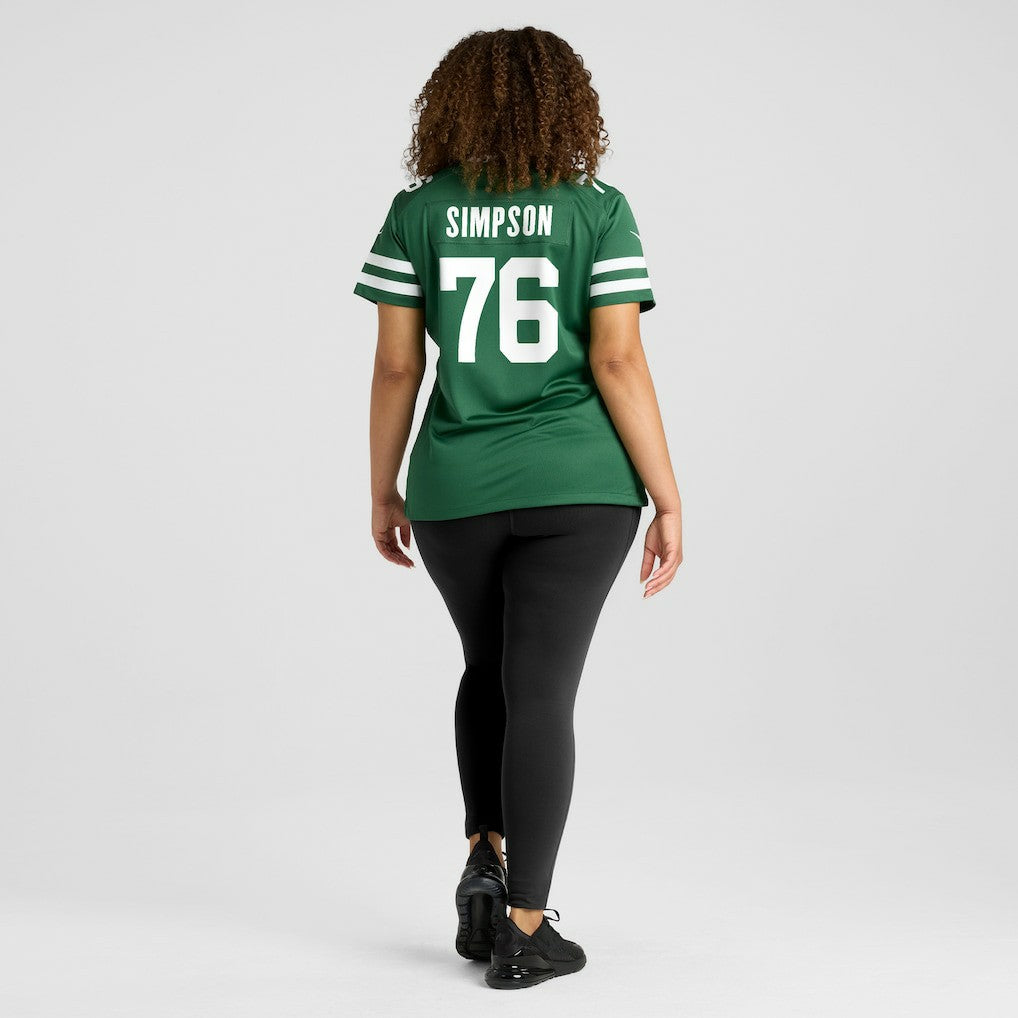 NFL New York Jets John Simpson  Women's Game Jersey
