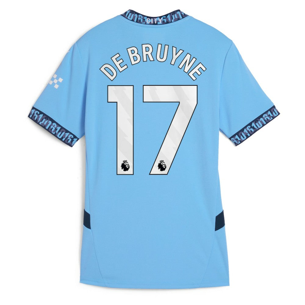 Kevin De Bruyne Manchester City Women's 2024/25 Home Replica Player Jersey / Soccer Outlet