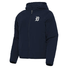Detroit Tigers Antigua Women's Universe Full-Zip Hoodie Jacket - Navy