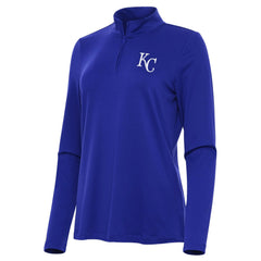 Kansas City Royals Antigua Women's Reprocess Quarter-Zip Top - Royal