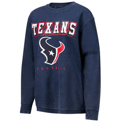 NFL Houston Texans G-III 4Her by Carl Banks Women's Comfy Cord Pullover Sweatshirt