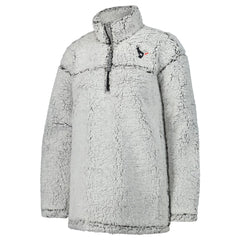 NFL Houston Texans G-III 4Her by Carl Banks Women's Sherpa Quarter-Zip Jacket