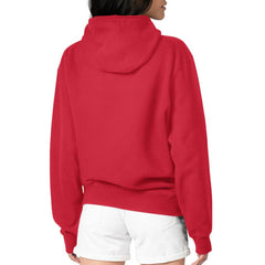 Philadelphia Phillies G-III 4Her by Carl Banks Women's Leopard Heart Pullover Hoodie - Red