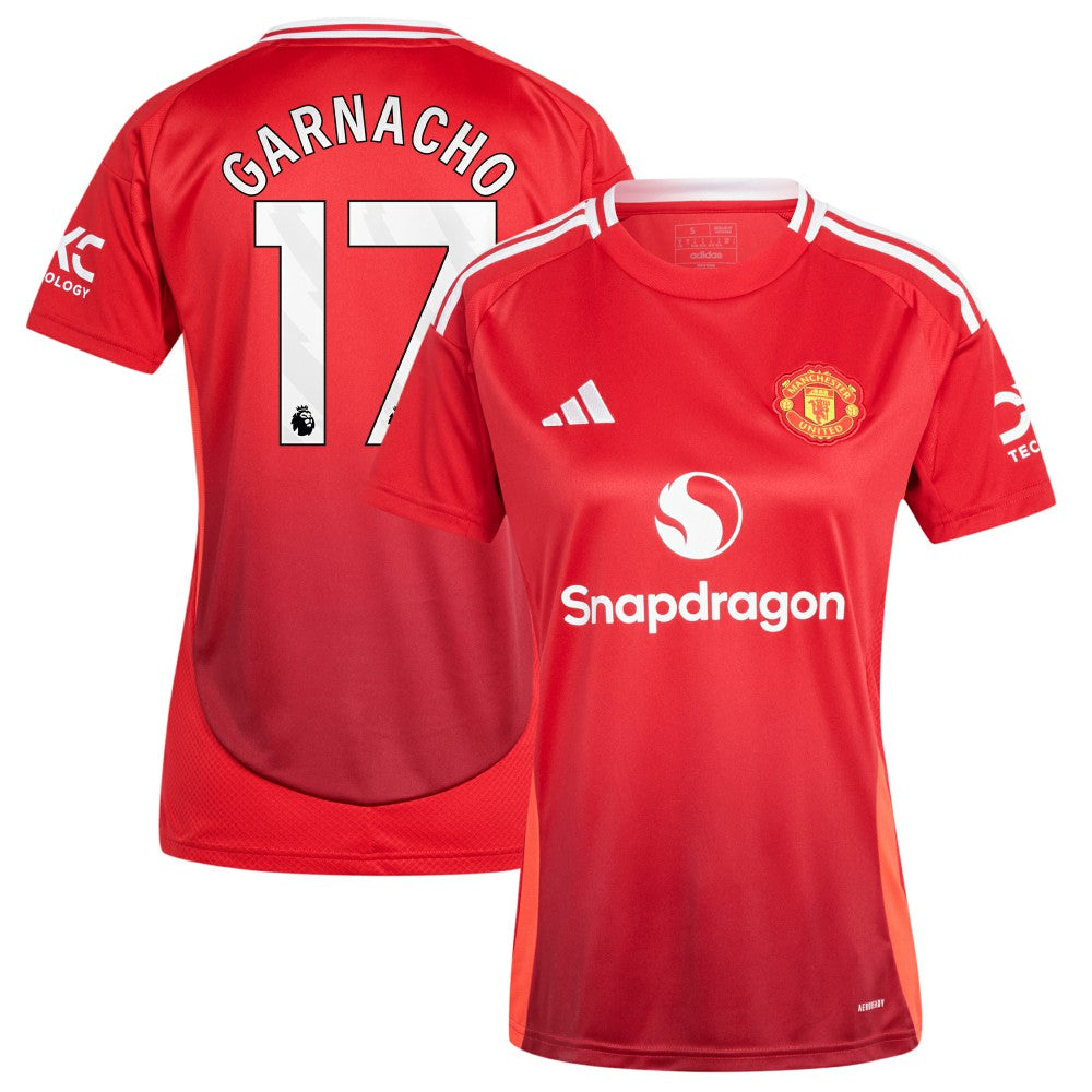 Alejandro Garnacho Manchester United Women's 2024/25 Home Replica Player Jersey / Soccer For sale