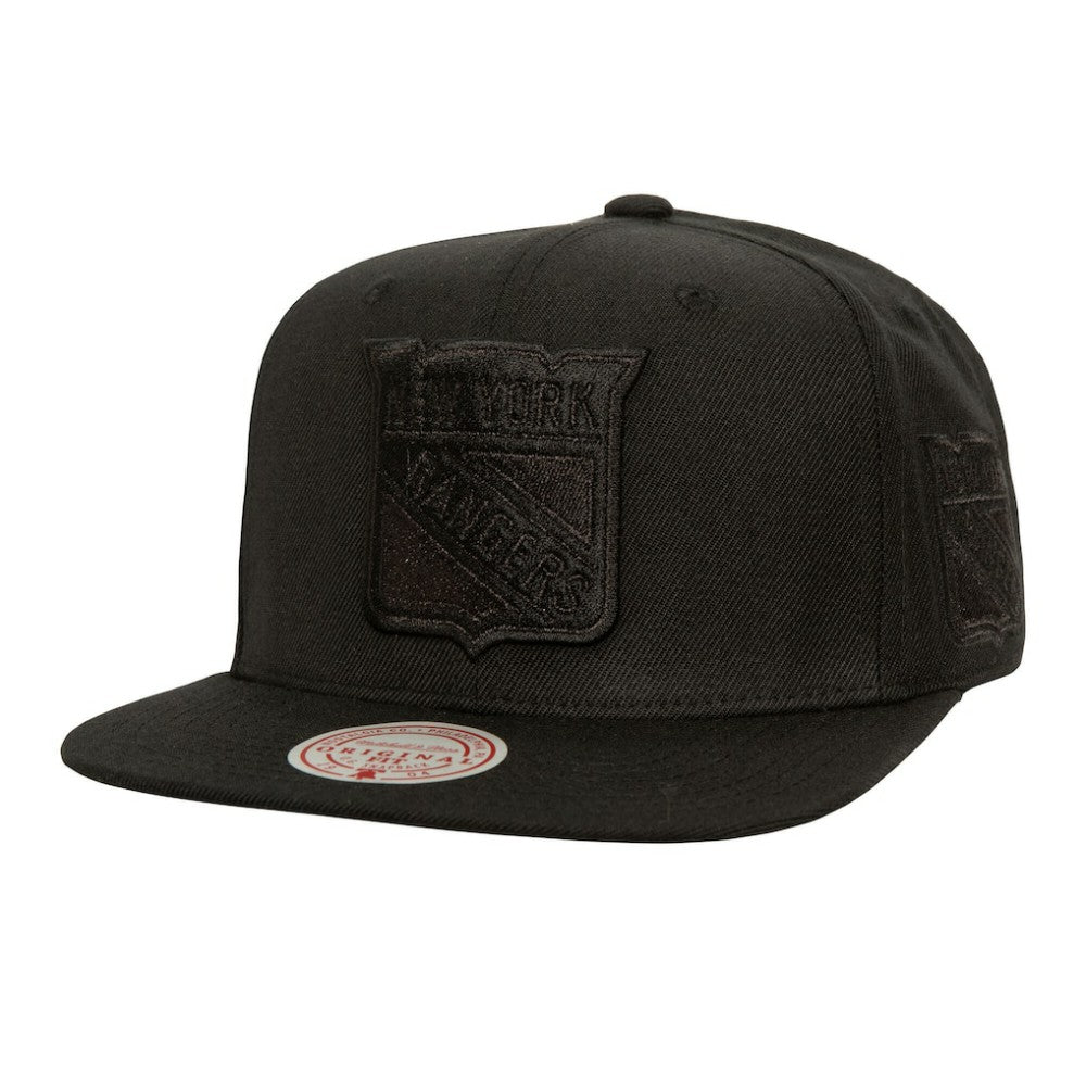 New York Rangers Mitchell & Ness Soul Strike Pearl Tonal Snapback Hat