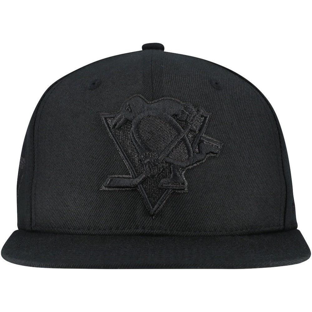Pittsburgh Penguins Mitchell & Ness Soul Strike Pearl Tonal Snapback Hat