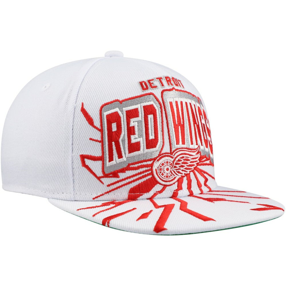 Detroit Red Wings Mitchell & Ness Youth After Shock Snapback Hat