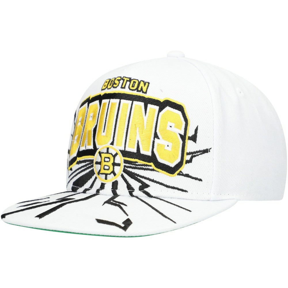 Boston Bruins Mitchell & Ness Youth After Shock Snapback Hat