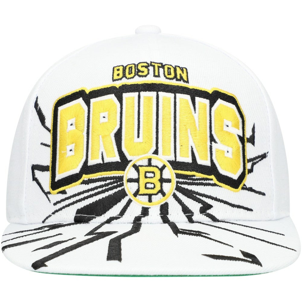 Boston Bruins Mitchell & Ness Youth After Shock Snapback Hat