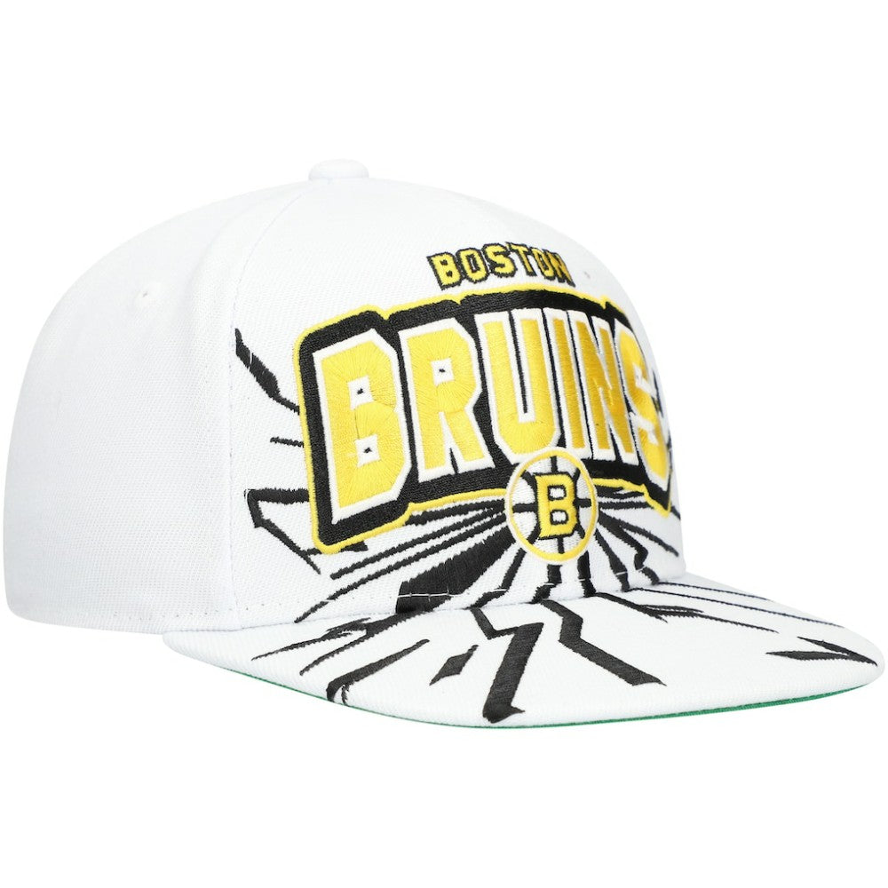 Boston Bruins Mitchell & Ness Youth After Shock Snapback Hat