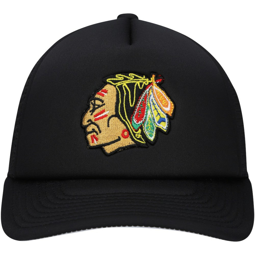 Chicago Blackhawks Mitchell & Ness Youth Core Trucker Adjustable Hat