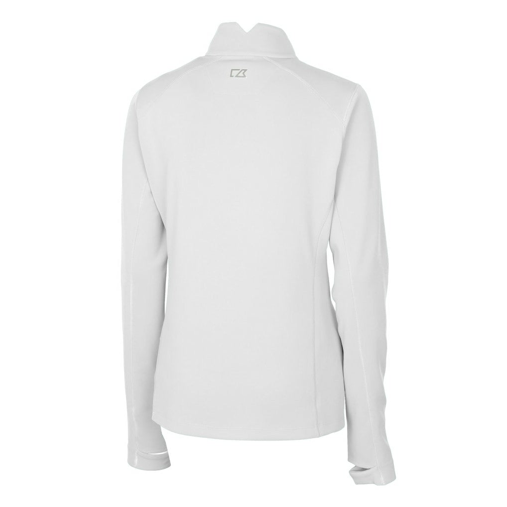 NFL Cincinnati Bengals Cutter & Buck Women's Traverse Stretch DryTec Quarter-Zip Top