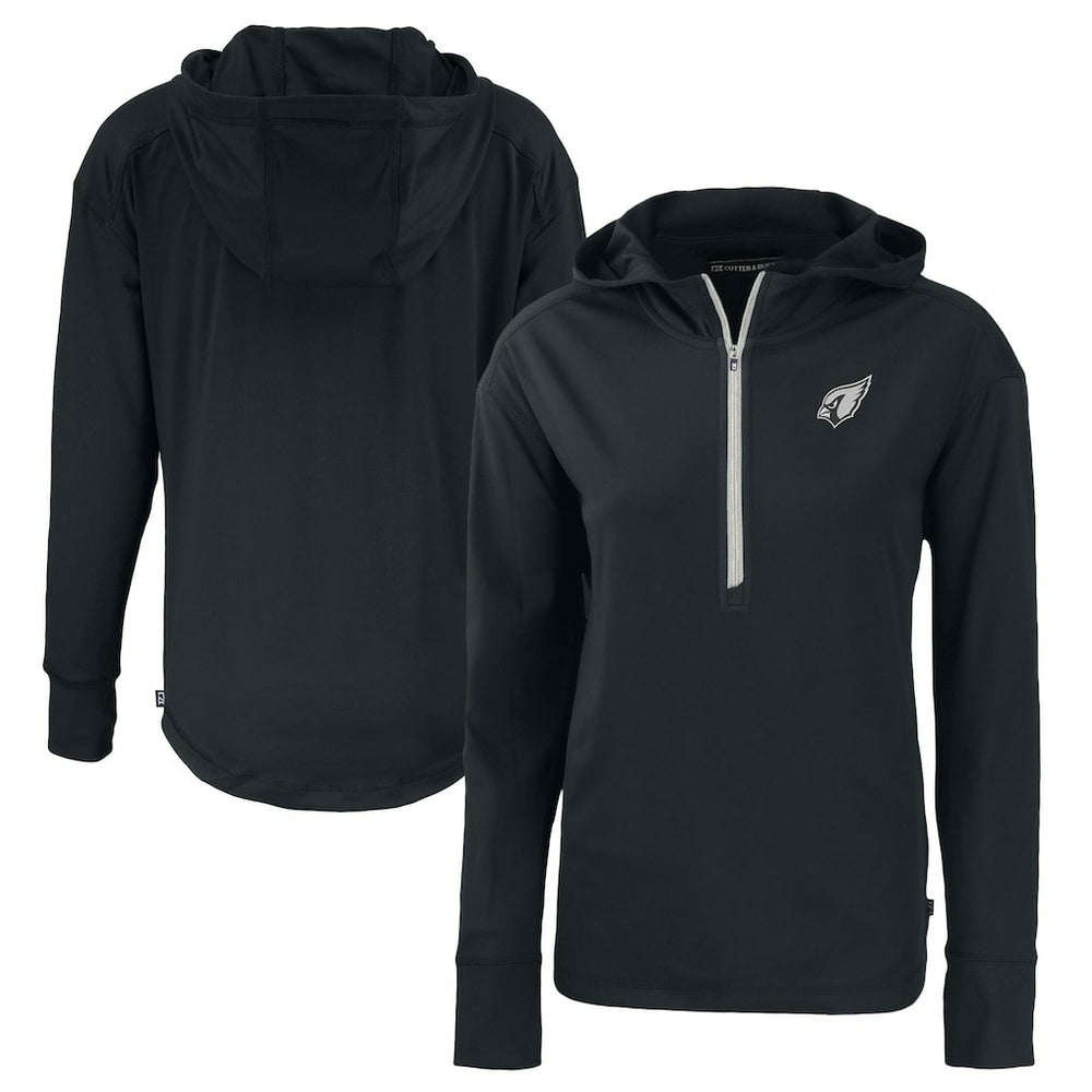 NFL Arizona Cardinals Cutter & Buck Women's Daybreak Eco Recycled Half-Zip Hoodie