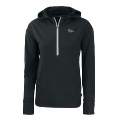 NFL Denver Broncos Cutter & Buck Women's Daybreak Eco Recycled Half-Zip Hoodie