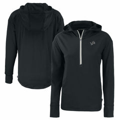 NFL Detroit Lions Cutter & Buck Women's Daybreak Eco Recycled Half-Zip Hoodie