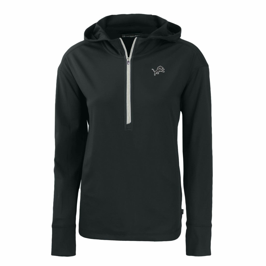 NFL Detroit Lions Cutter & Buck Women's Daybreak Eco Recycled Half-Zip Hoodie