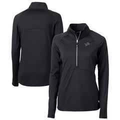 NFL Detroit Lions Cutter & Buck Women's Adapt Eco Knit Stretch Recycled Half-Zip Pullover Top