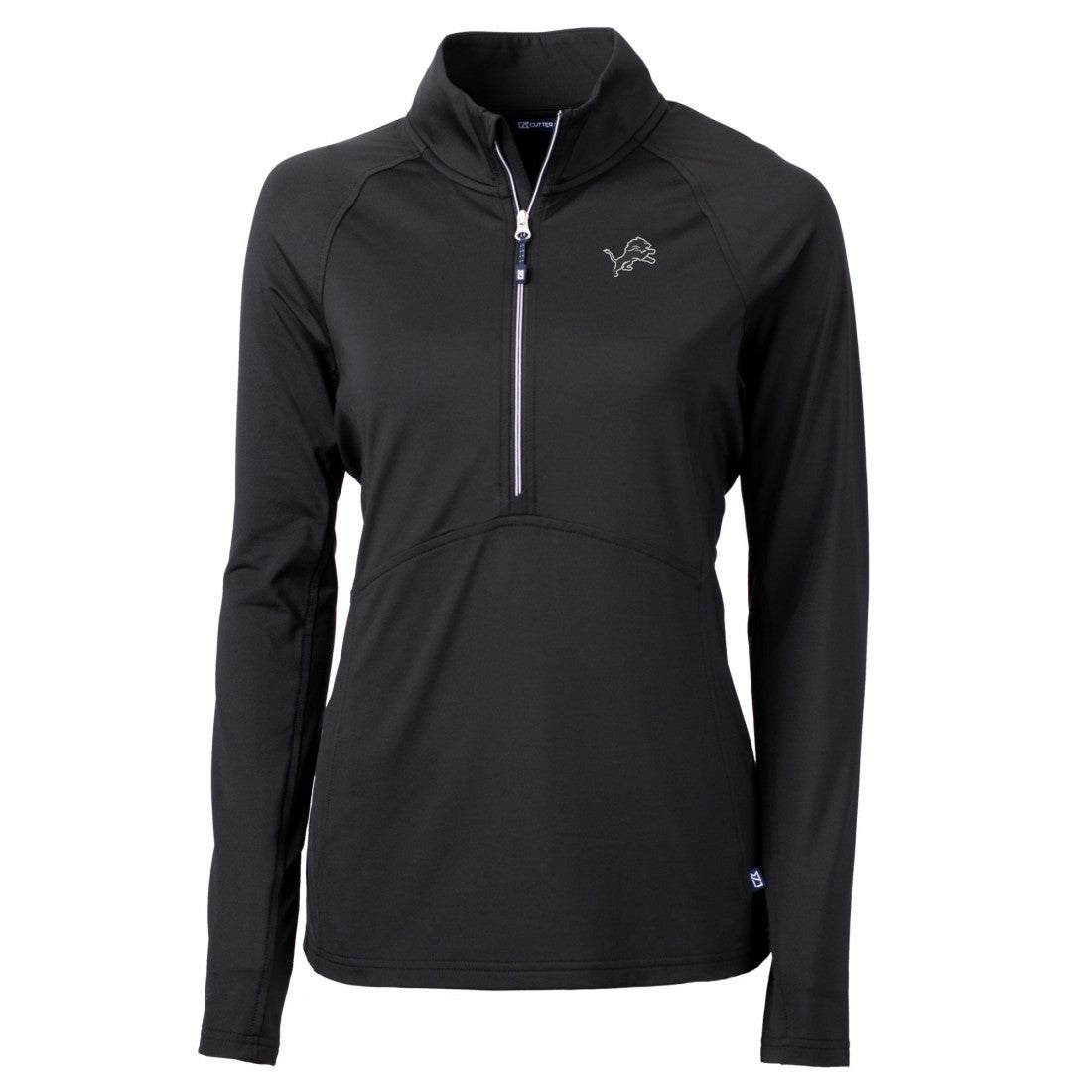 NFL Detroit Lions Cutter & Buck Women's Adapt Eco Knit Stretch Recycled Half-Zip Pullover Top