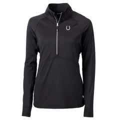 NFL Indianapolis Colts Cutter & Buck Women's Adapt Eco Knit Stretch Recycled Half-Zip Pullover Top